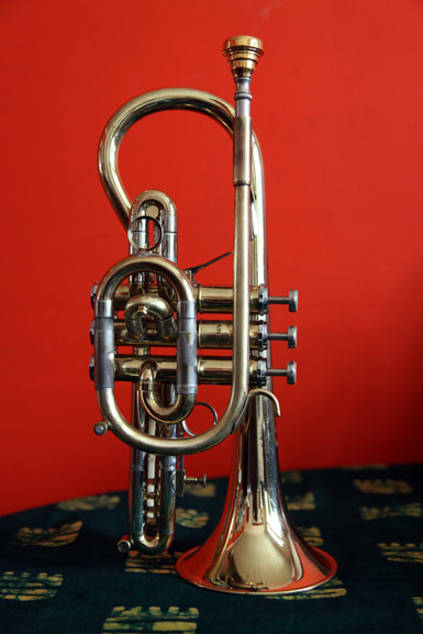 Cornet in Bb turned into C